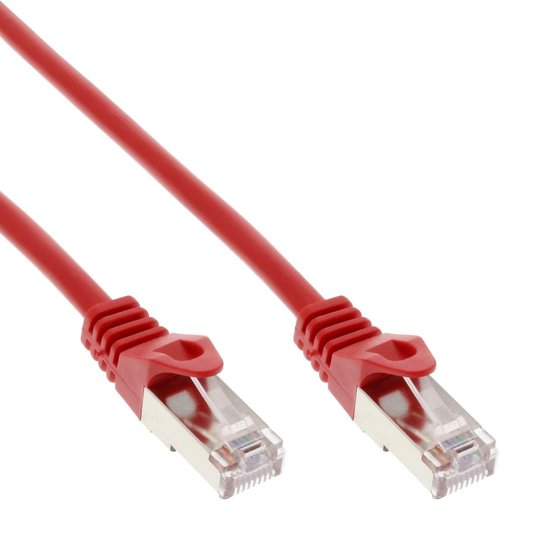 Câble de réseau Ethernet LAN Cat5e 50cm ROUGE