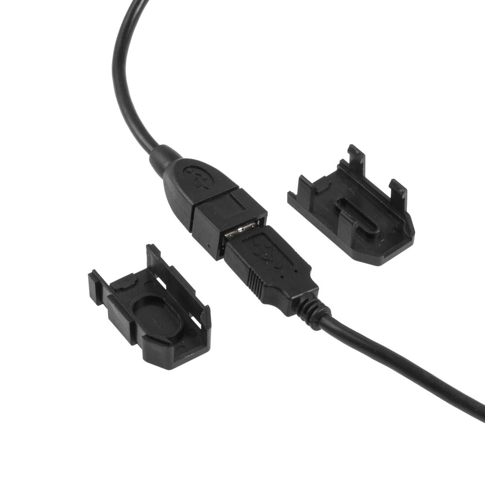 Rallonge USB 2.0 AA avec clip pour la fixation 2m