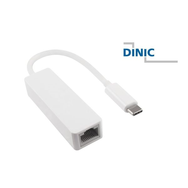 Adaptateur USB C mâle vers RJ45 Gbit LAN femelle, 0,2m