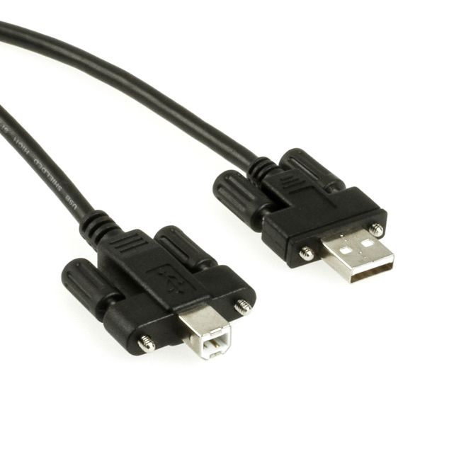 Câble USB 2.0 A vers B à visser 2m