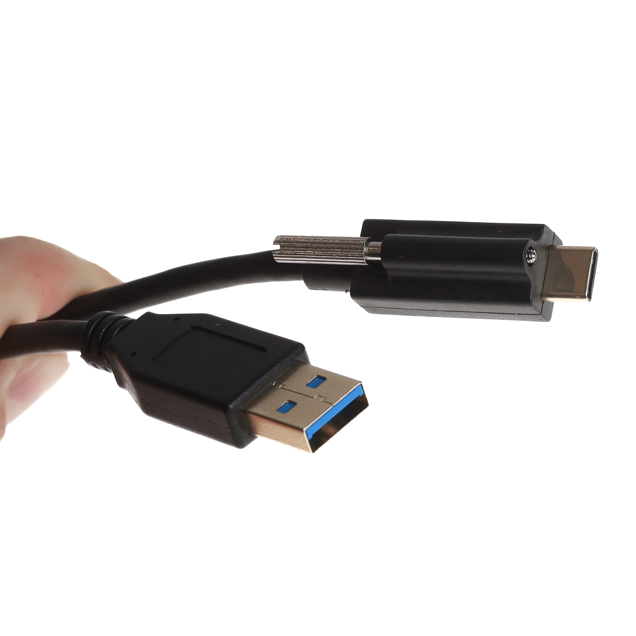 Câble USB 10 Gbps, connecteur de type A vers connecteur USB Type-C™, avec vis sur le dessus, 1 m