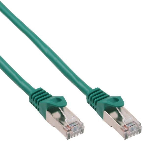 Câble de réseau Ethernet LAN Cat5e 1m VERT