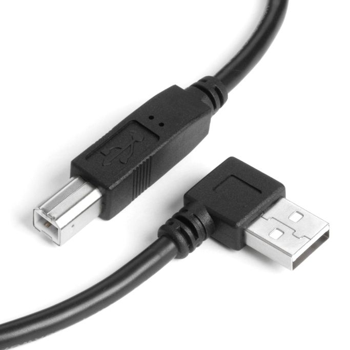 Câble USB A coudé 90 À GAUCHE 5m