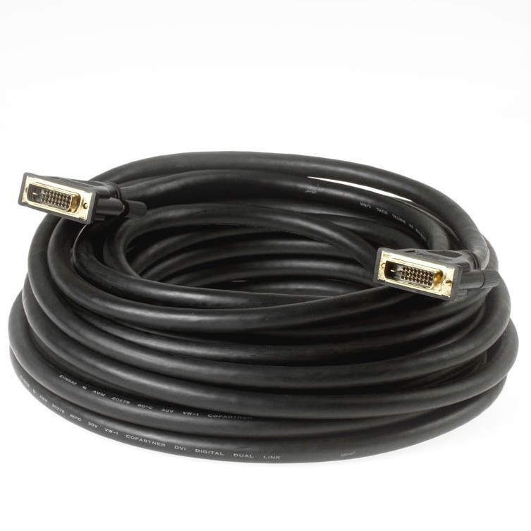 Câble DVI-D 24+1 pour écran digital 15m