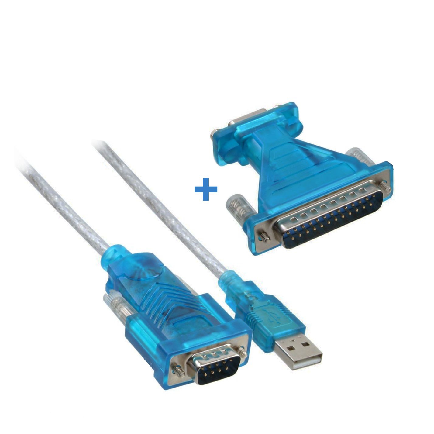 Convertisseur USB 2.0 vers série RS232 (DB9) avec chip de FTDI, cable 180cm