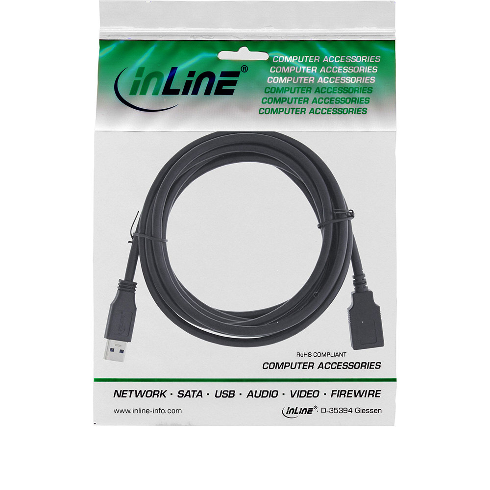 Rallonge USB 3.0 A mâle vers A femelle 250cm