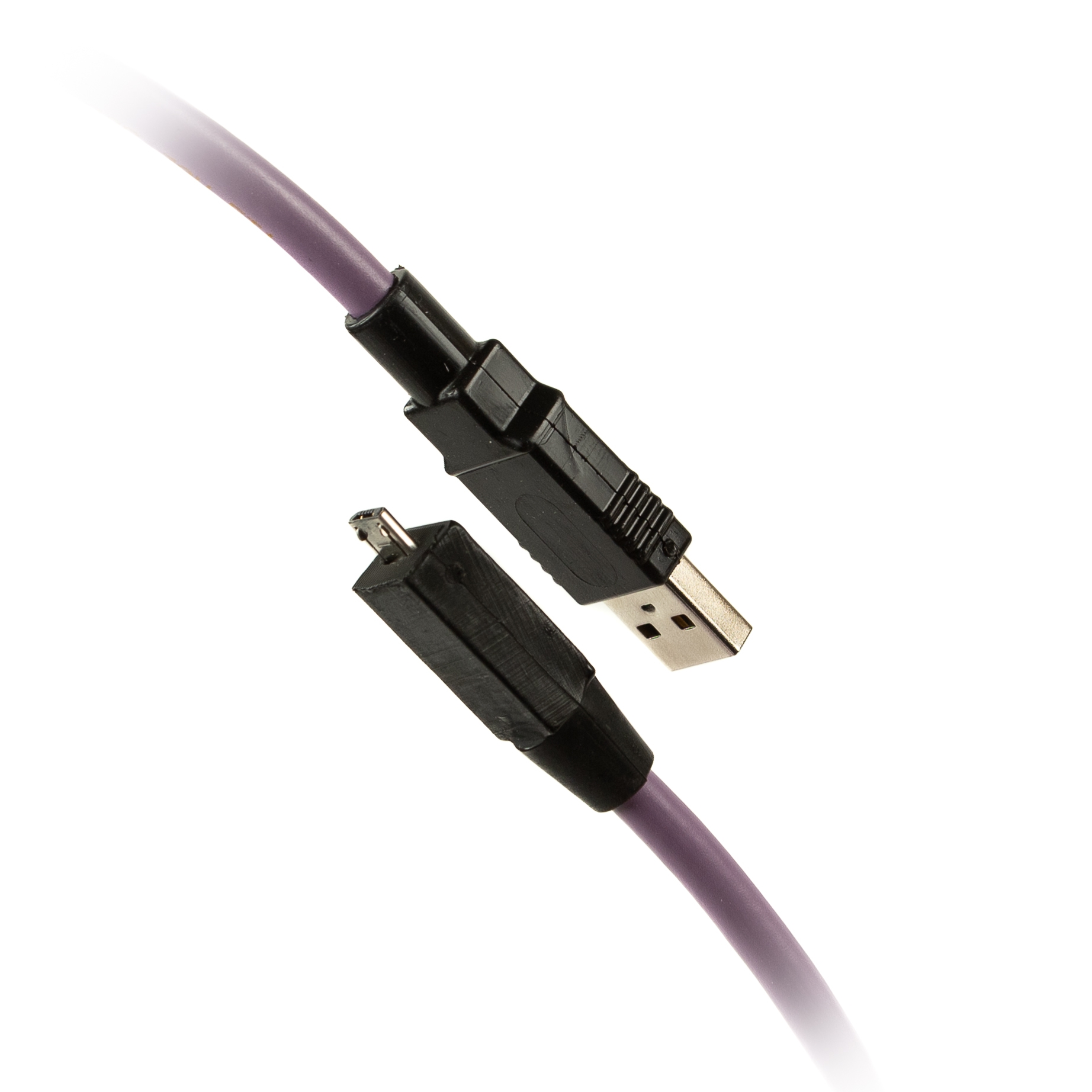Câble USB 2.0 PUR pour chaînes porte-câbles et industrie, A vers Micro B, 5m