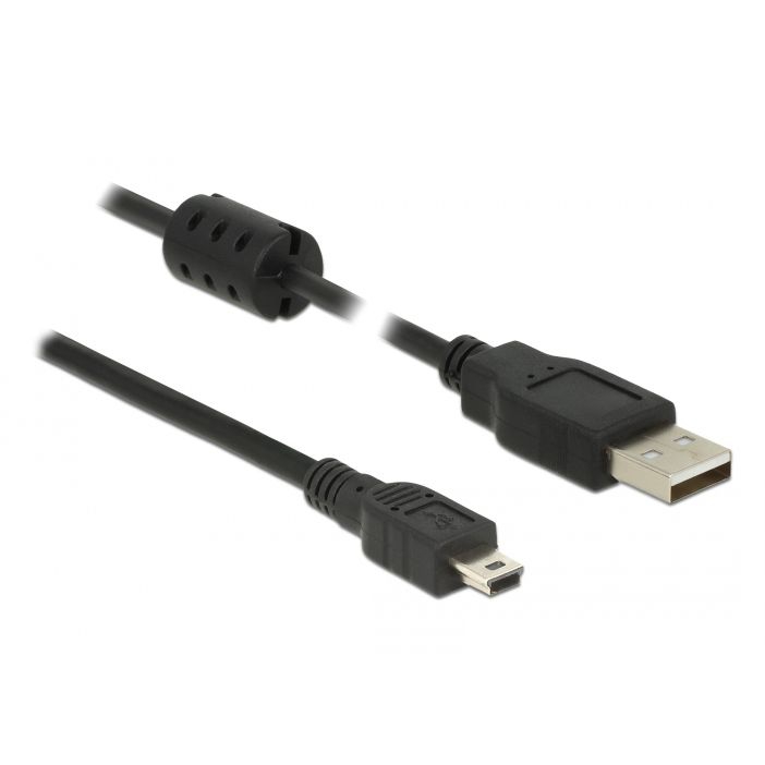 Câble USB 2.0, A vers Mini B, avec noyau en ferrite 70cm