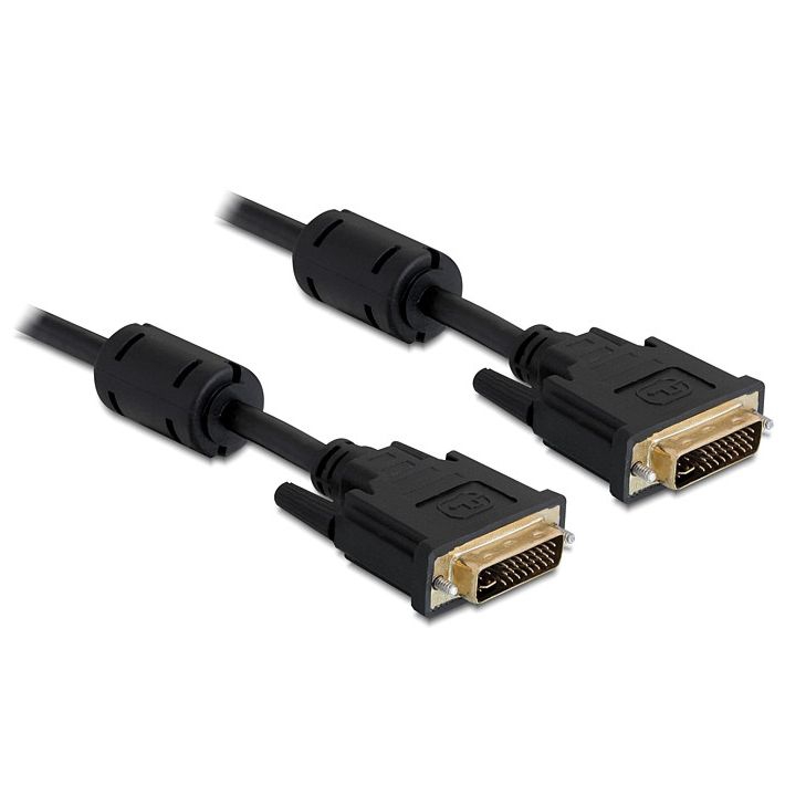 Câble DVI-I numérique + analogique, 2x DVI 24+5 mâle, 3m