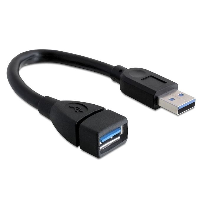 Rallonge USB 3.0 A mâle vers A femelle, très court, env. 15cm