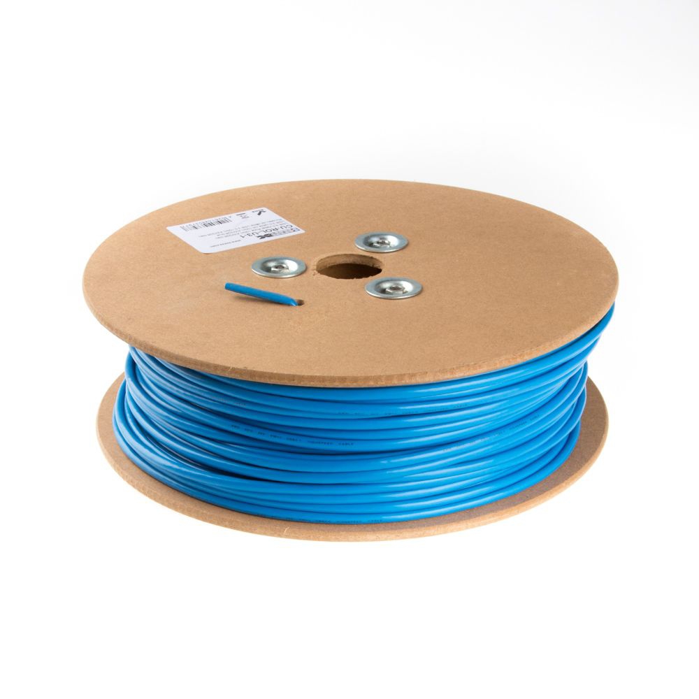 Touret de câble USB 3.0 100m  AWG 28/28/24 bleu