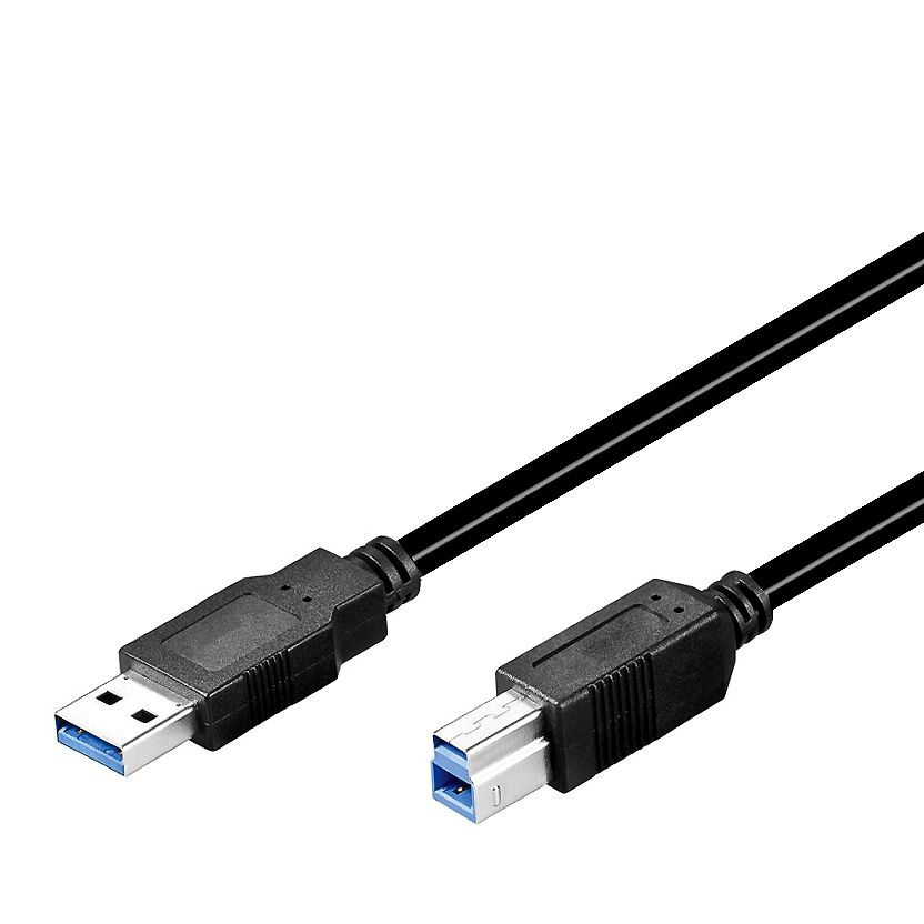 Câble USB 3.0 AB 1m noir