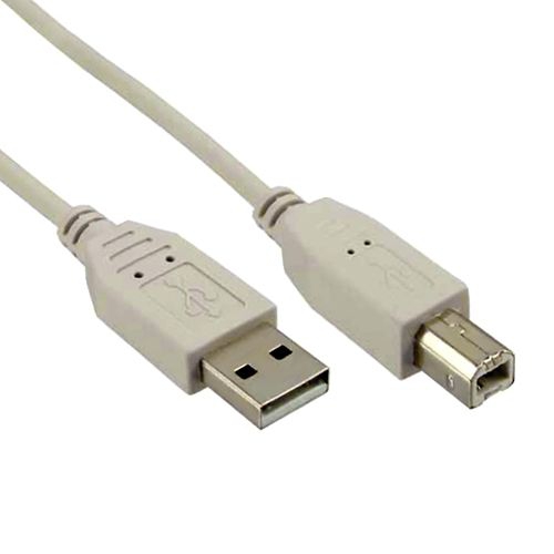 Câble USB fiche A-vers-B 2m gris