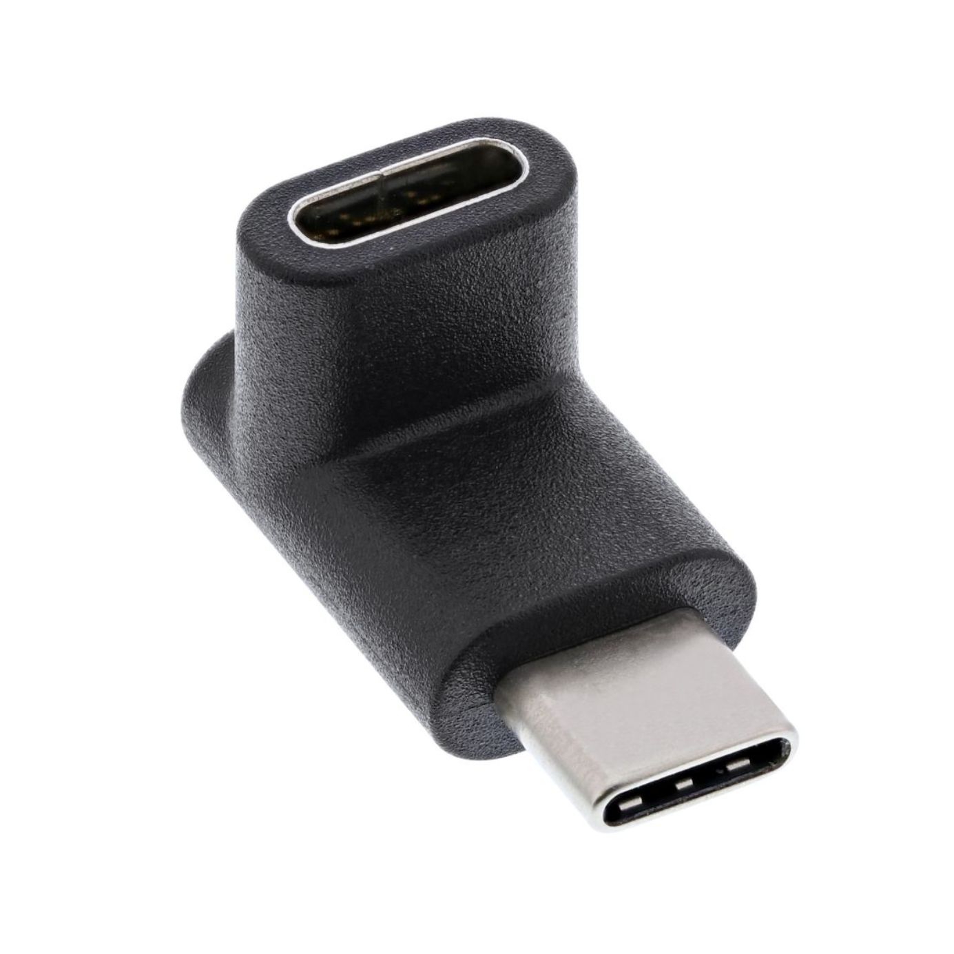 USB 3.1 Typ C Winkeladapter, schwarz, kleine Bauform