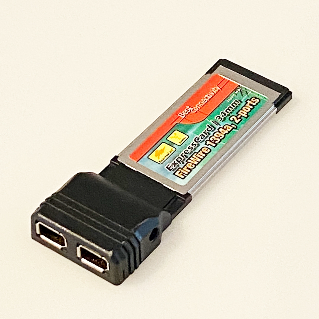 ExpressCard FireWire 400 avec Texas Instruments chip XIO2200 34mm