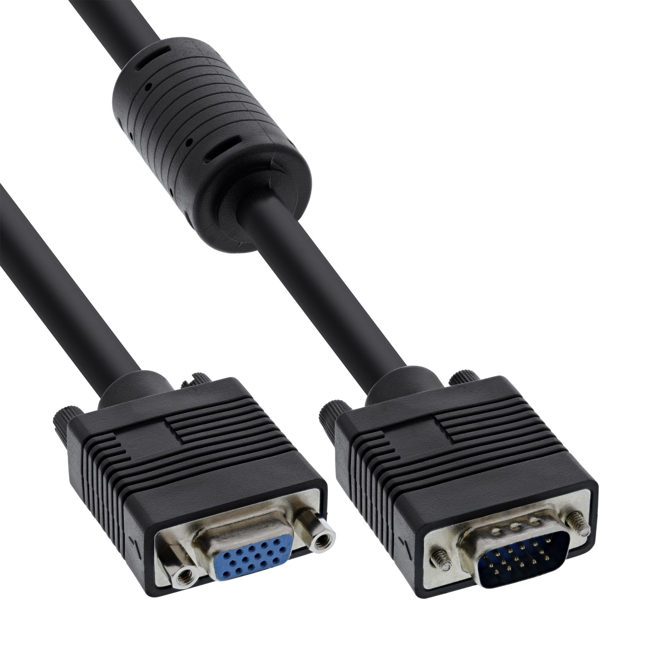 Câble d'écran VGA SVGA HD15 mâle vers HD15 femelle 30cm