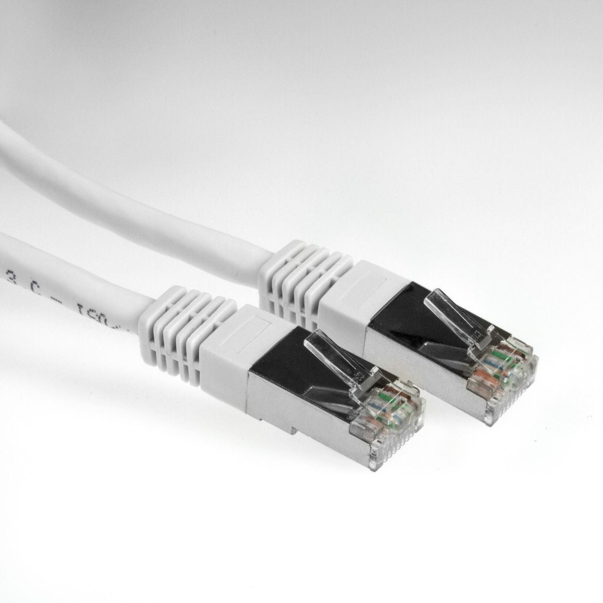 Cat.6 câble de réseau Ethernet LAN LS0H S/FTP blanc 50cm