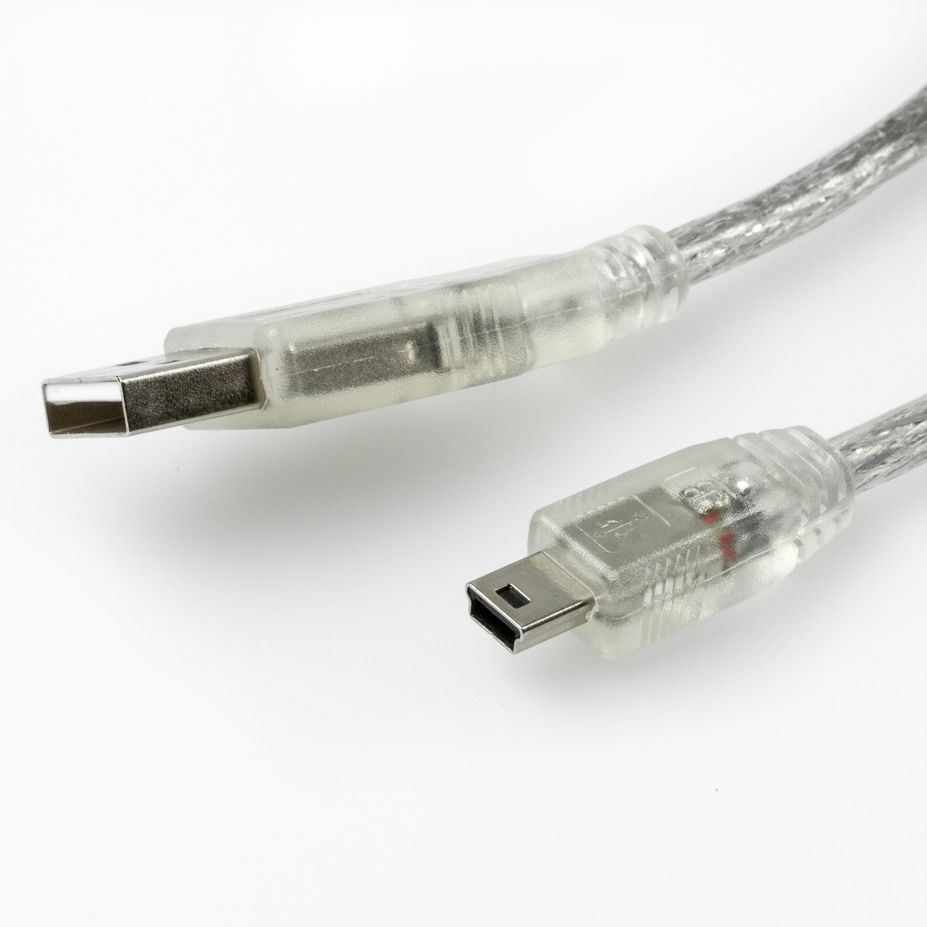 Câble Mini USB: prise USB A vers MINI B (5 broches) qualité PREMIUM 5m