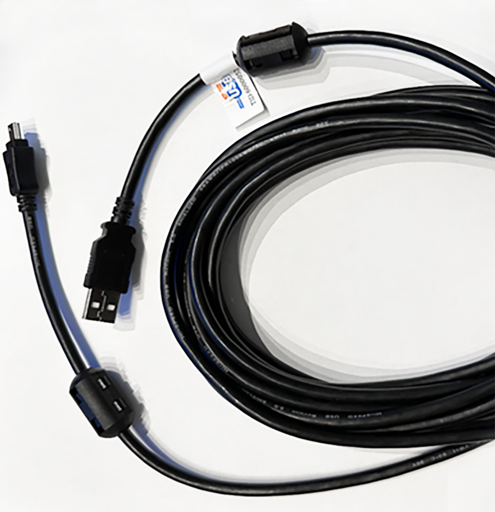 Câble USB 2.0 : A vers Mini-B, qualité PREMIUM+, 2 noyaux en ferrite, lignes 5 V extra-épaisses, 5 m