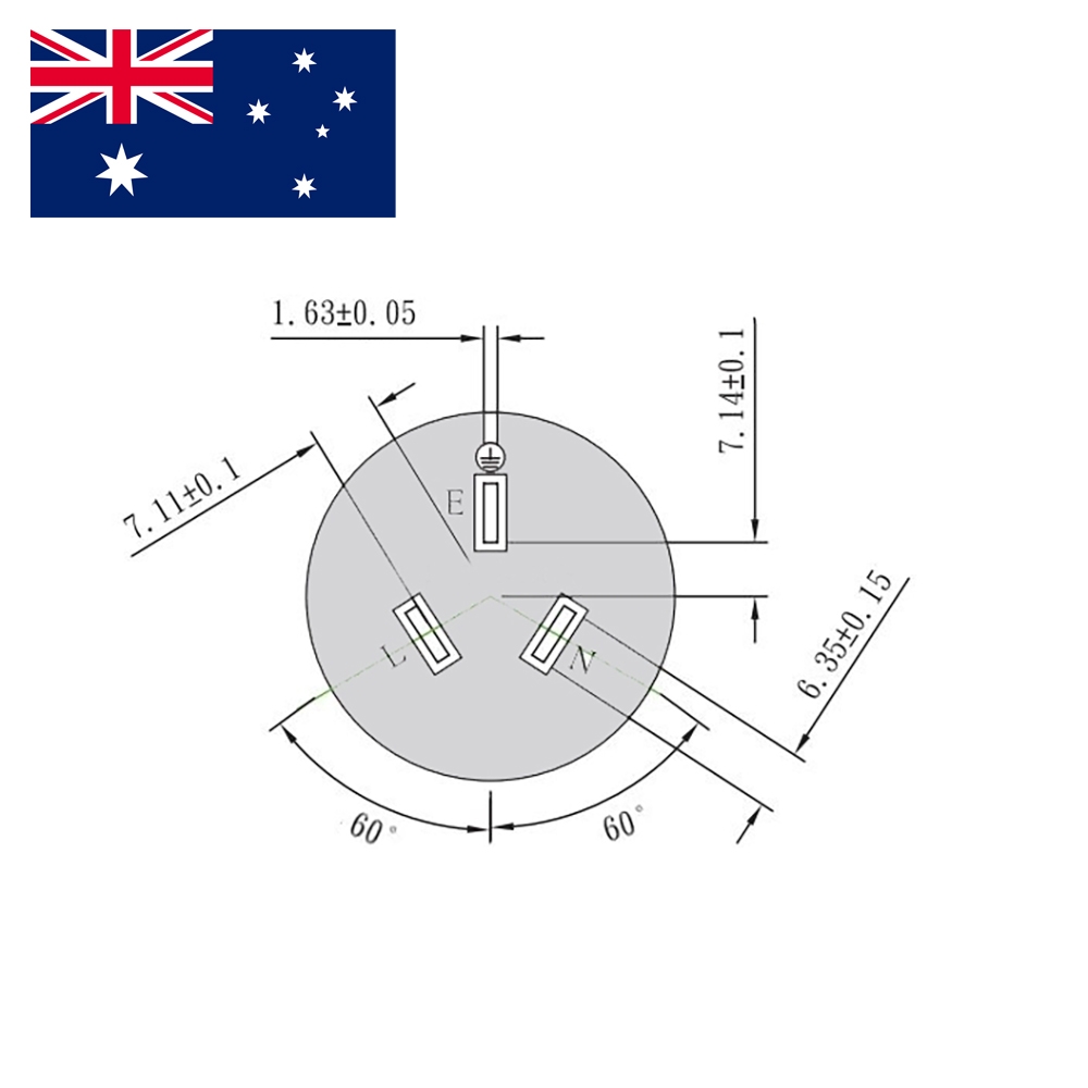 Câble d'alimentation secteur AUSTRALIE 180cm