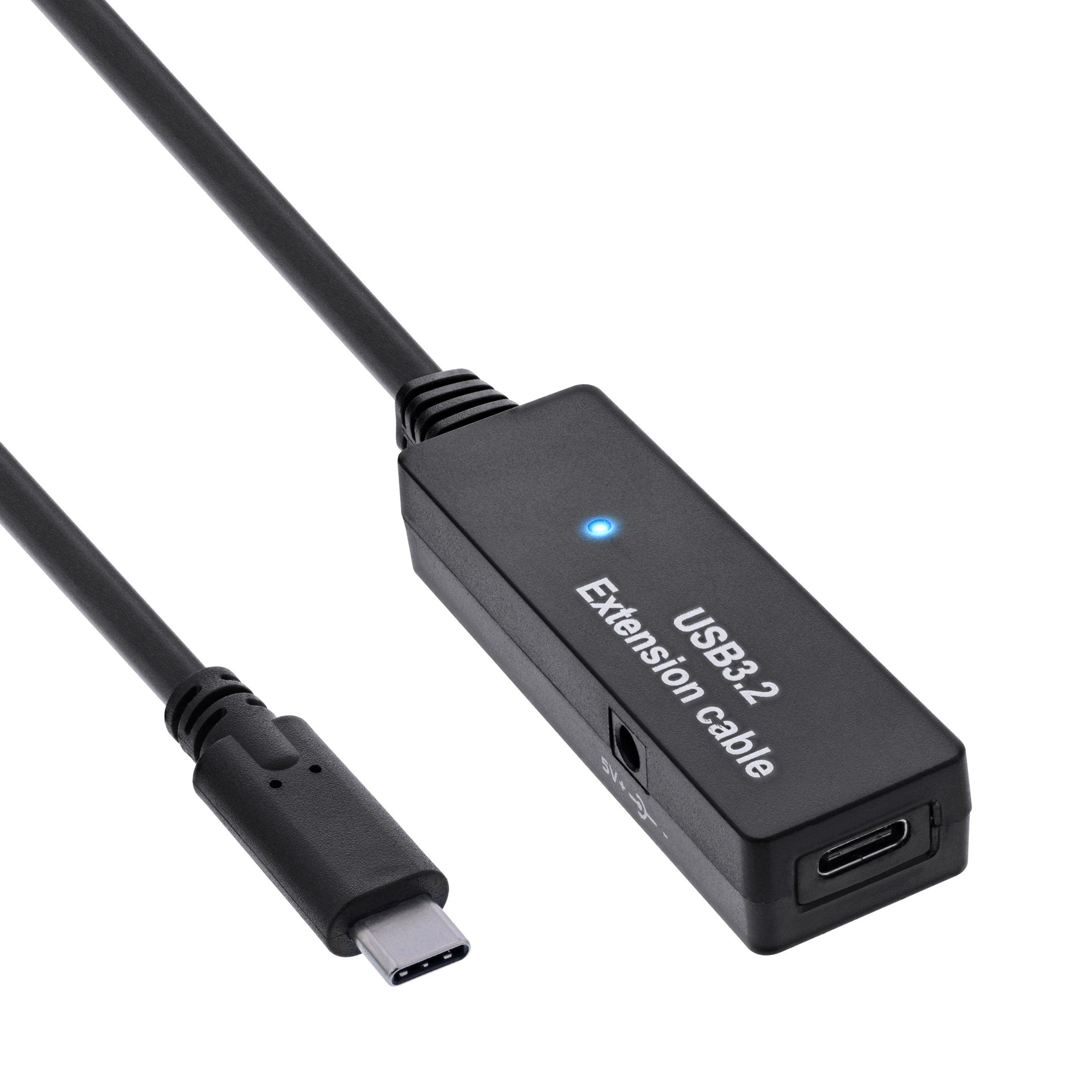 Rallonge USB active C vers C, 5 Gbit/s, 5 m