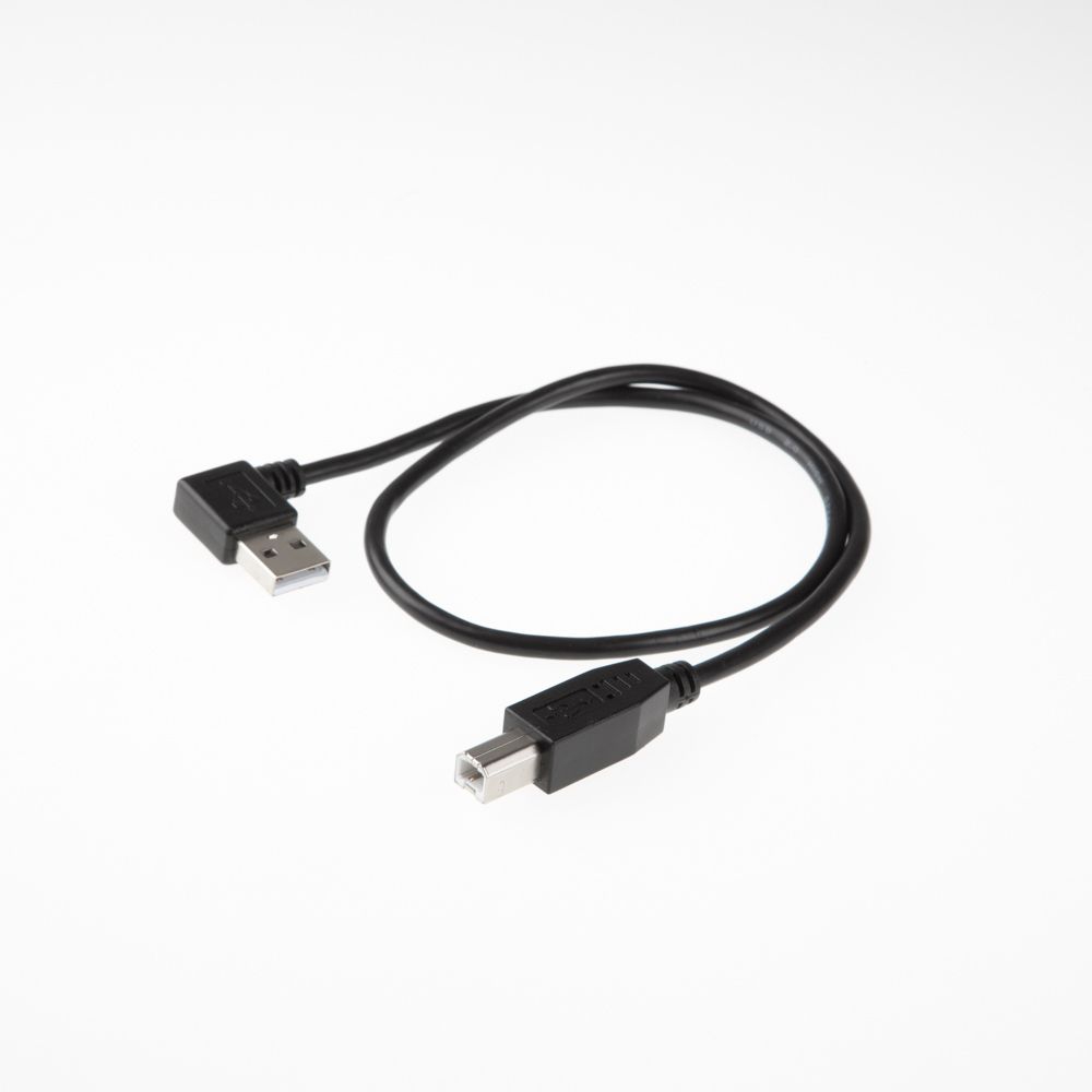 Câble USB A coudé 90 À GAUCHE 50cm