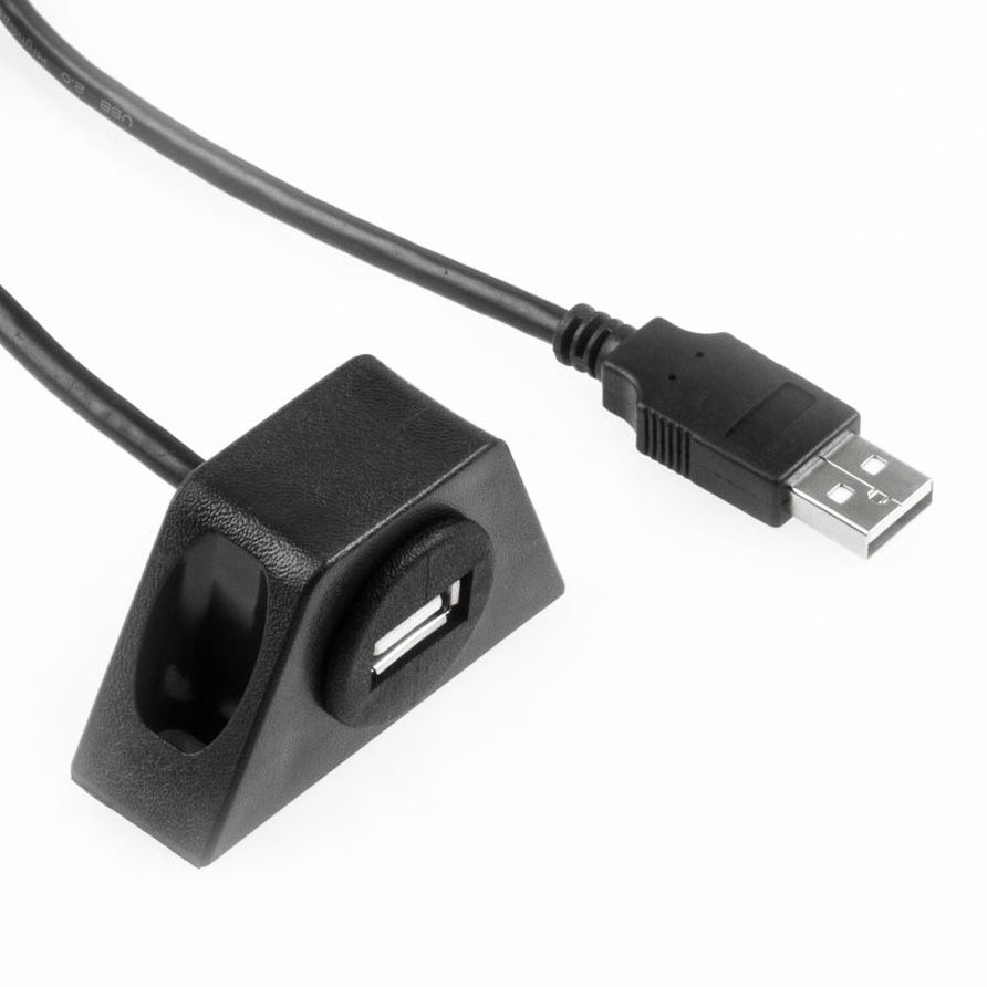Câble USB de montage pour trou rond de 2cm, longueur 120cm
