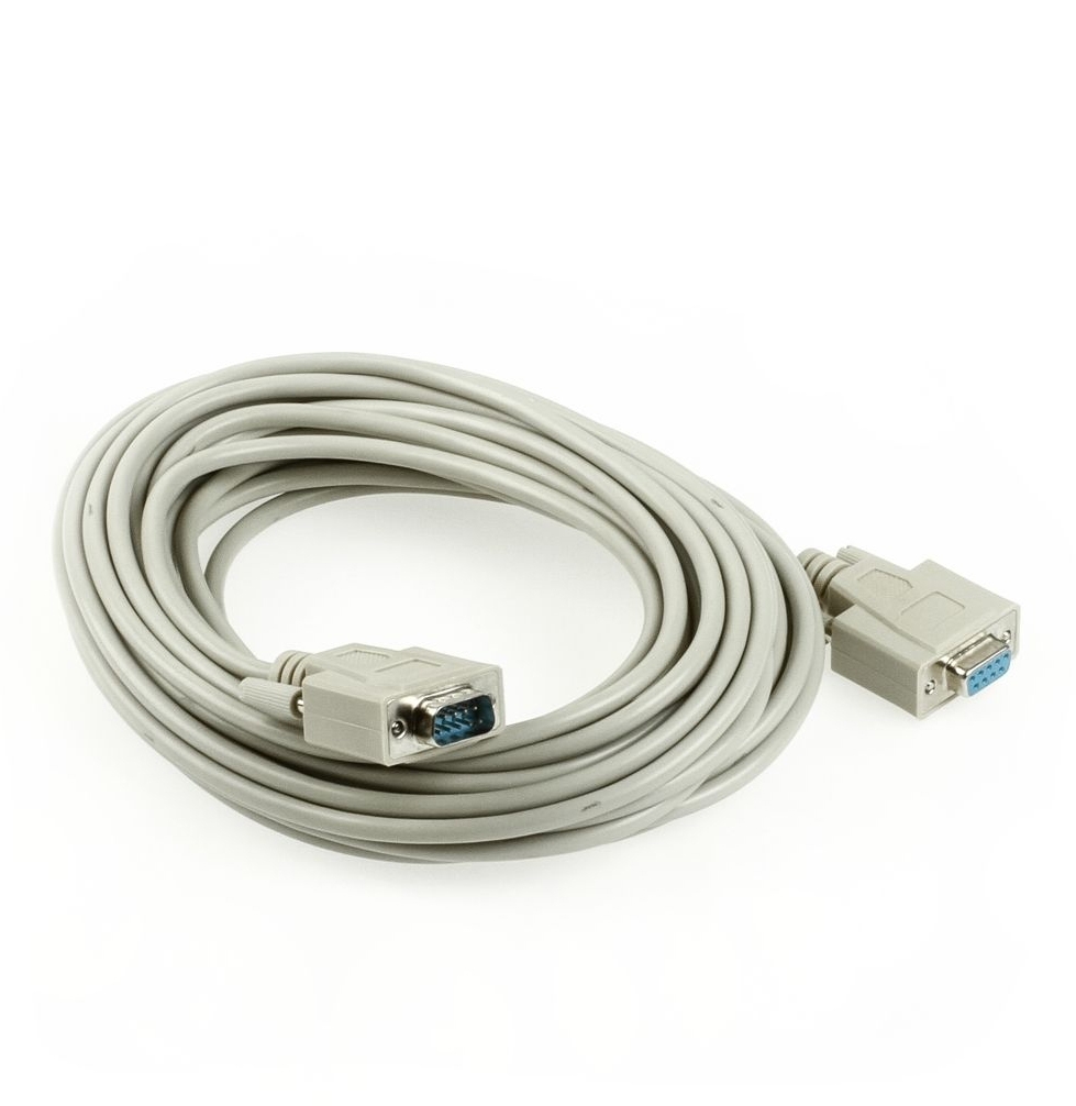 Câble série DB9 mâle vers DB9 femelle, 10m, p.ex. pour RS232