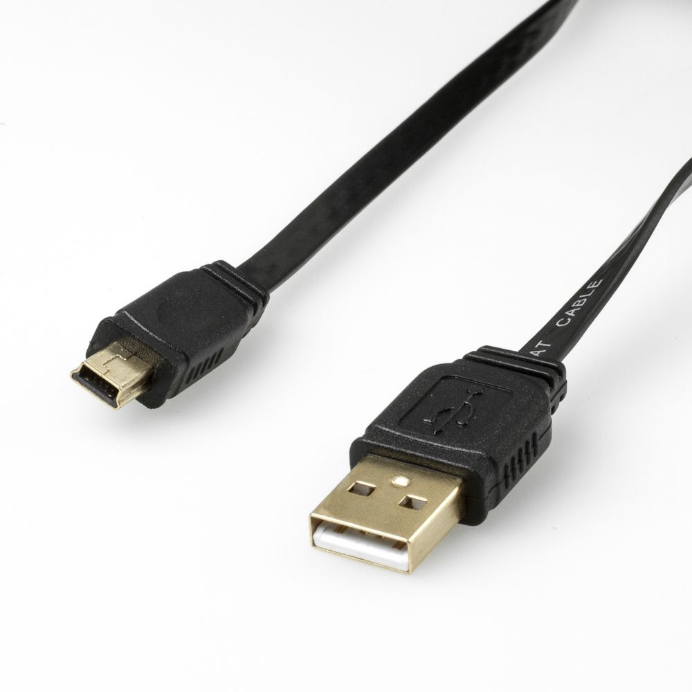 Câble nappe USB 2.0 MINI B, A vers Mini B, 50cm