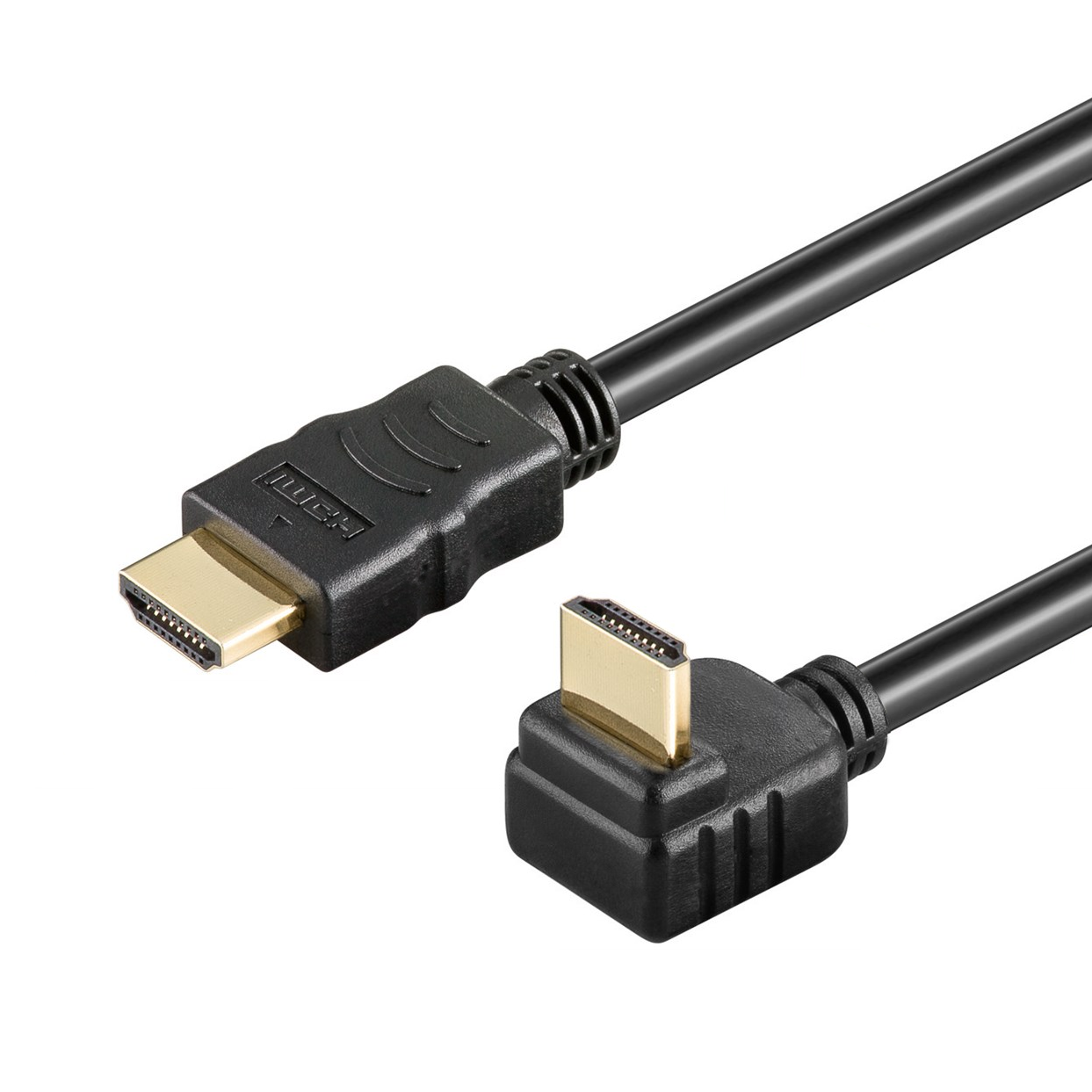 Câble HDMI unilatéral avec connecteur coudé 270°, 4K, 50cm