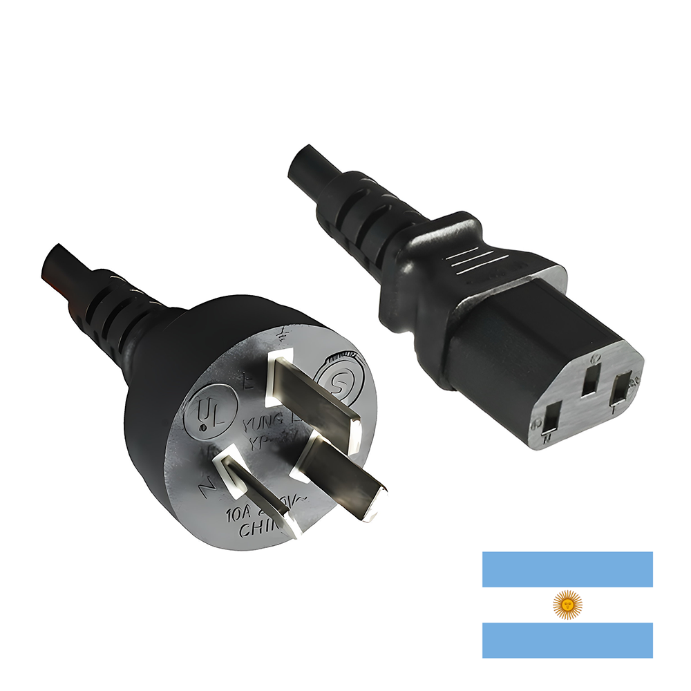 Cordon secteur 2P+T C13 pour ARGENTINE 180cm