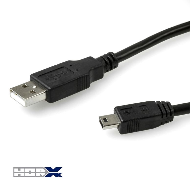 Câble USB prise A mâle vers MINI B mâle Qualité Premium 5m