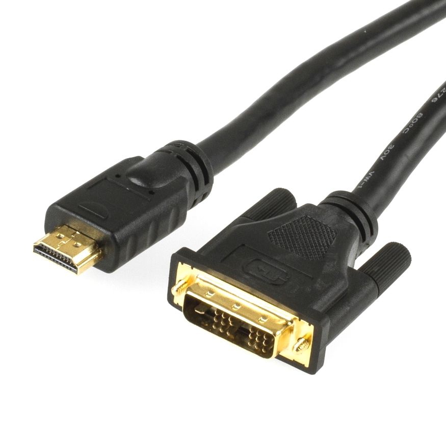 Câble vidéo HDMI vers DVI, modèle DVI 18+1, 10m