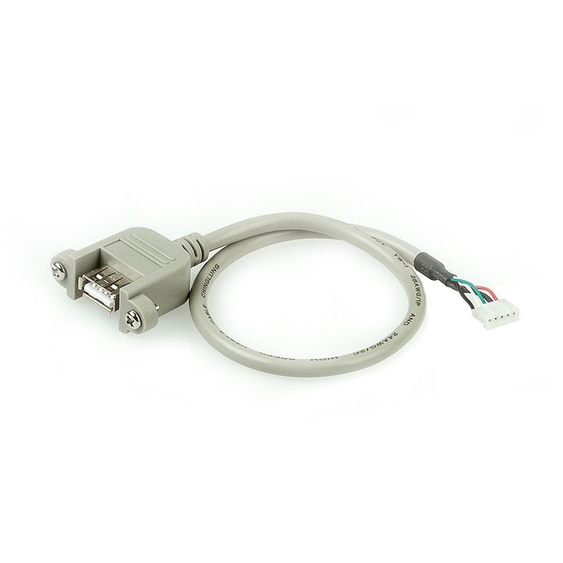 Câble USB2.0  à visser A femelle vers JST-PHR5, env. 40cm