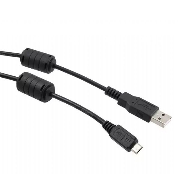 Câble USB 2.0 Micro B qualité PREMIUM+ avec 2 noyaux de ferrite, 50cm