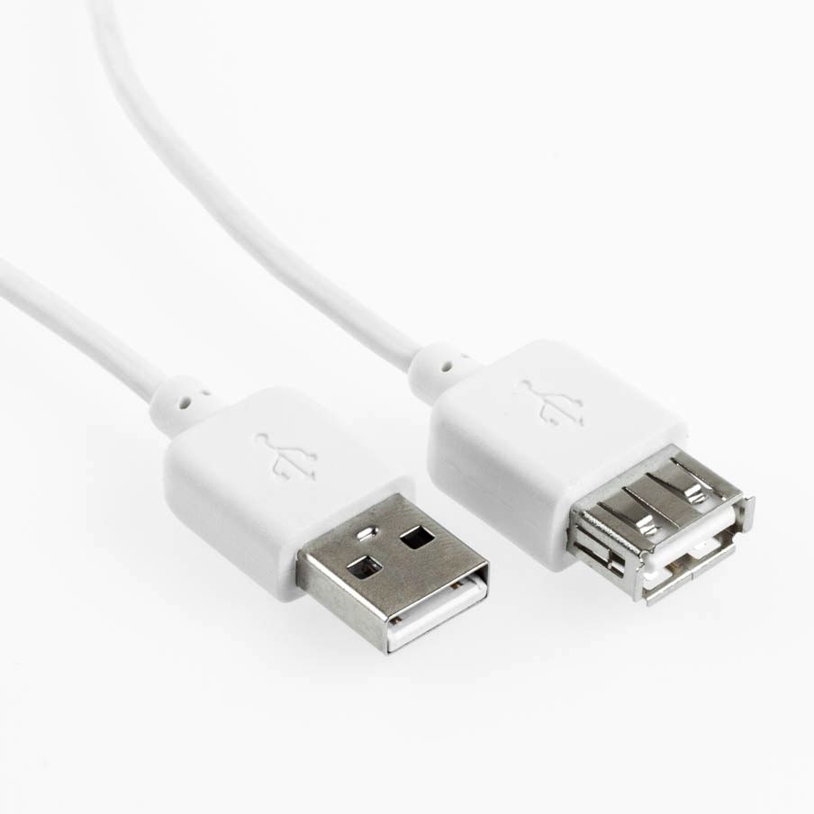 Rallonge USB AA WHITEFLEX 2m BLANCHE