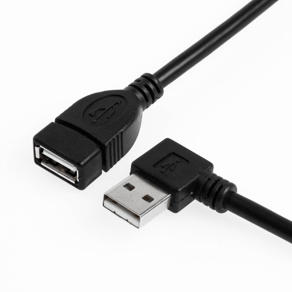 Rallonge USB AA COUDEE À GAUCHE 1m