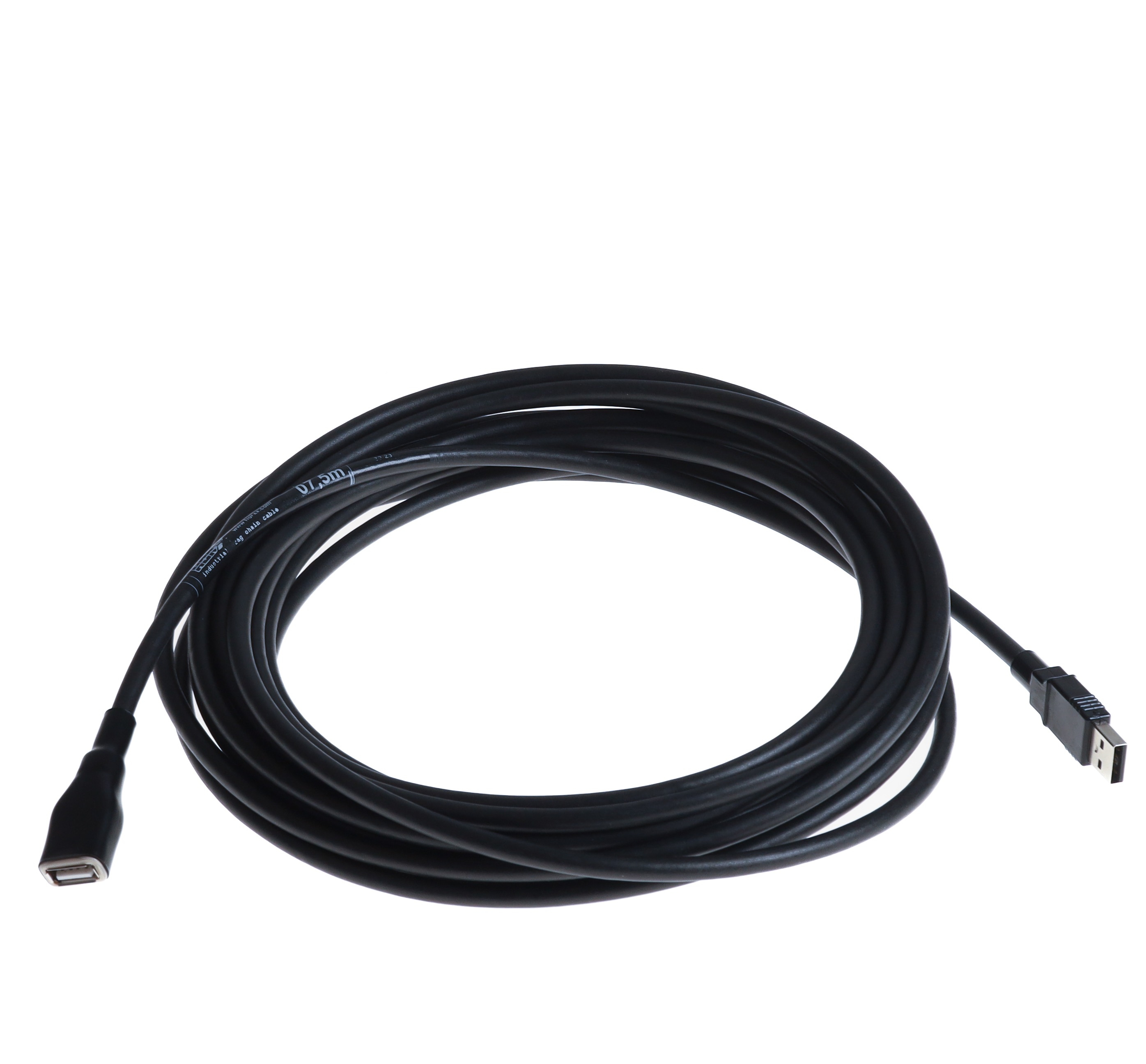 Rallonge USB 2.0 PUR pour l'industrie et chaînes porte-câbles, Am vers Af, 7.5m