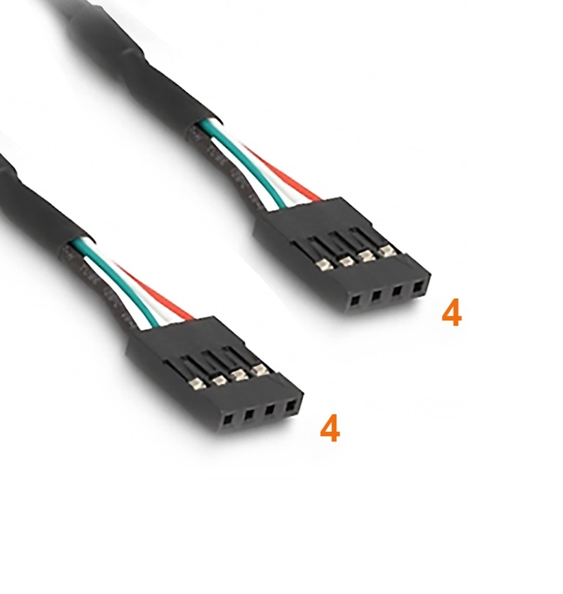 Câble USB interne 4 broches vers 4 broches 40cm, USB 2.0