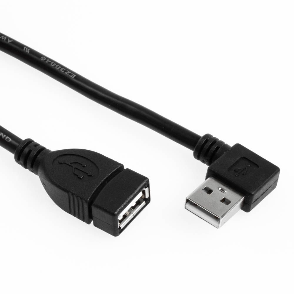 Rallonge USB AA COUDEE À DROITE 3m