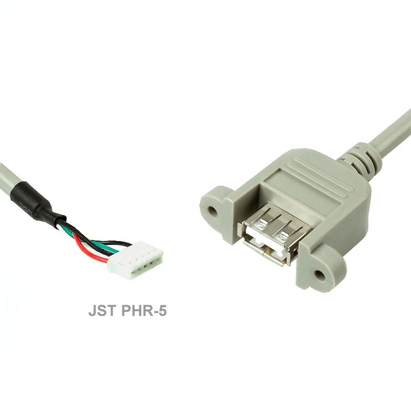 Câble USB à visser A femelle vers JST-PHR5 40cm