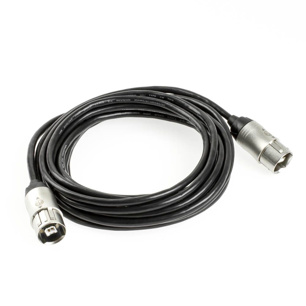 Câble USB AB boîtier métallique NEUTRIK 3m