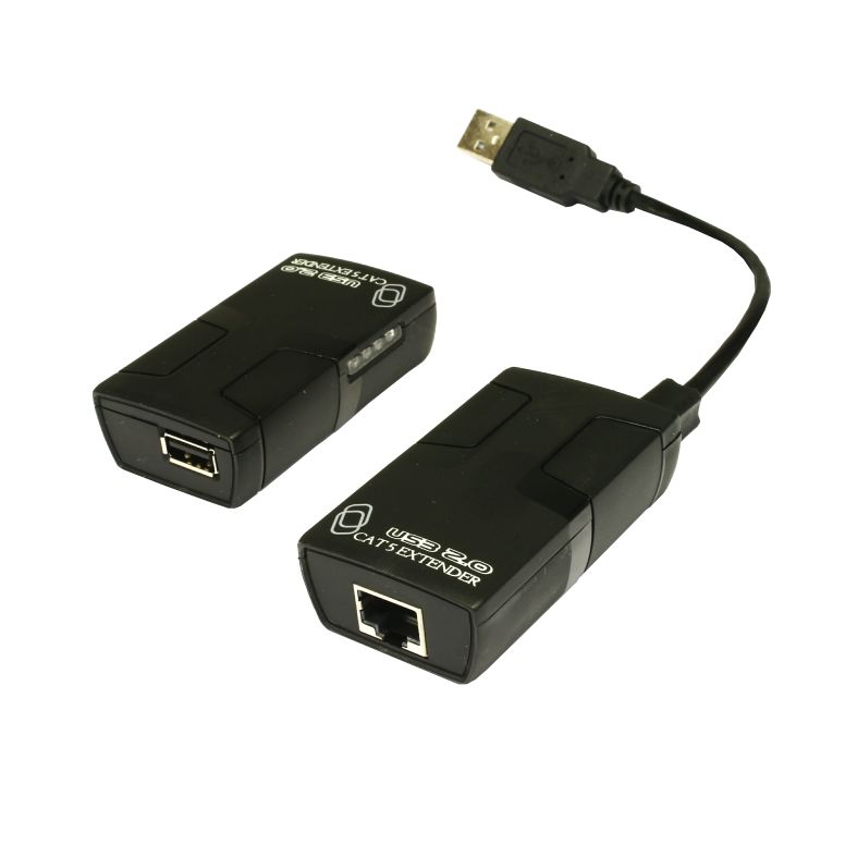 USB 2.0 extender set (2 modules) pour câble de réseau max. 50m