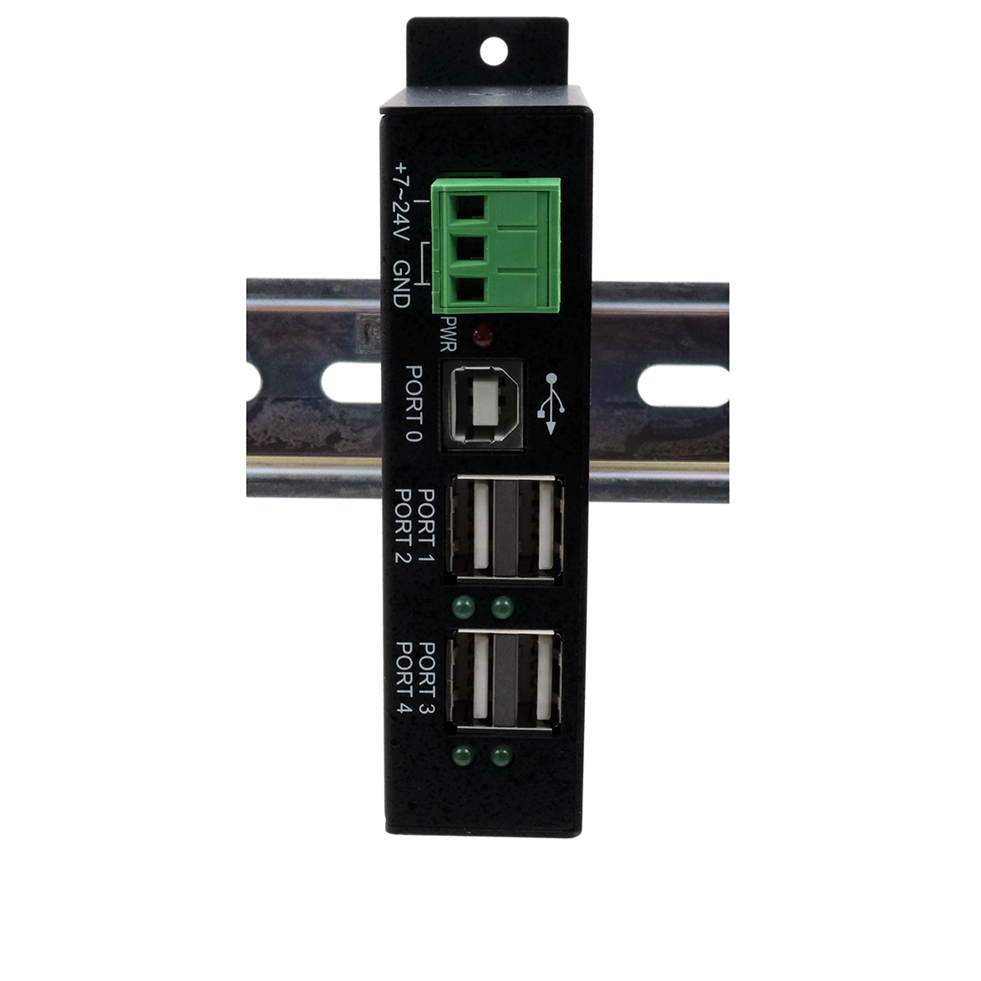 USB 2.0 HUB concentrateur 4 ports DIN-RAIL de EXSYS