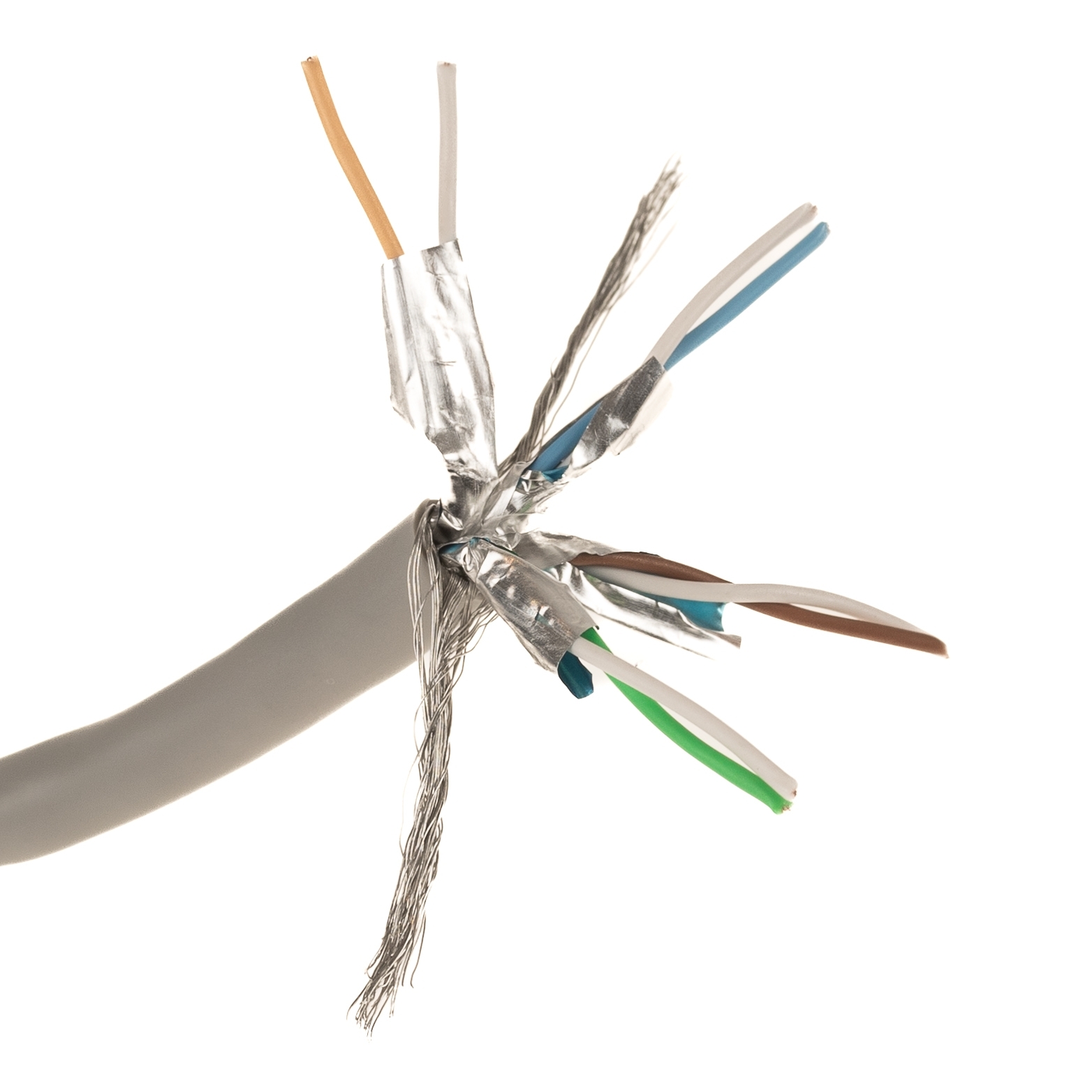 Câble de réseau Cat.6 PREMIUM S/FTP (PIMF) 250Mhz gris 3m