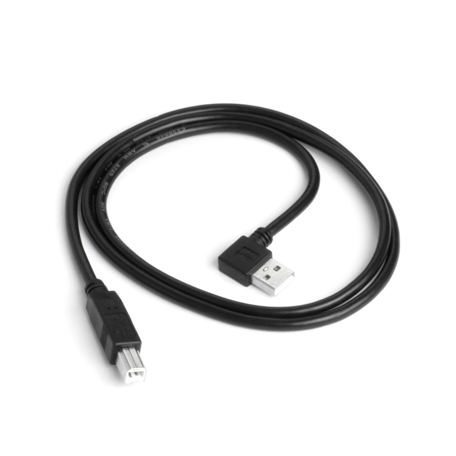 Câble USB A coudé 90 À GAUCHE 1m