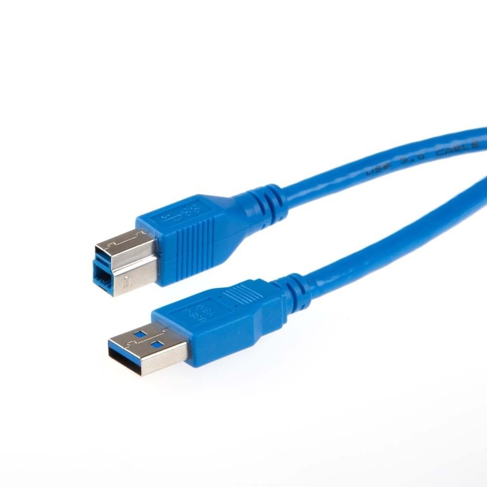 Câble USB 3.0 AB 60cm BLEU