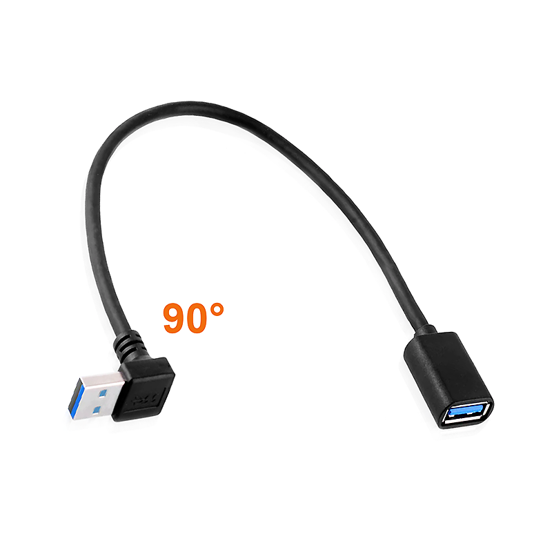 Rallonge USB 3.0 AA COUDÉE À VERS LE HAUT env. 30cm