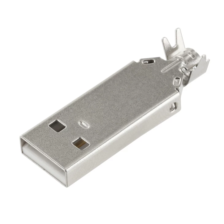 Connecteur USB 2.0 de type A à souder (sans capot)