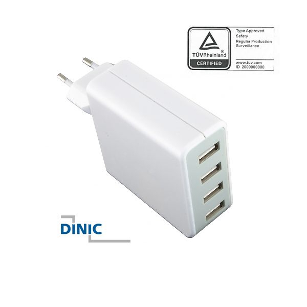 Bloc d'alimentation 2x USB A femelle 5V 2400mA